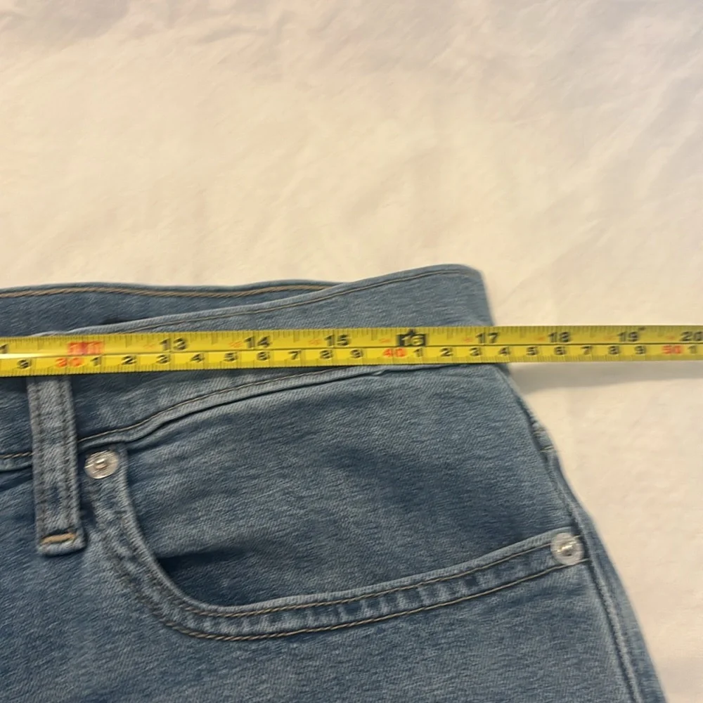 J Crew Flex straight blue jeans SZ 32 X30 light wash stretchy casual wear comfy - Picture 8 of 15